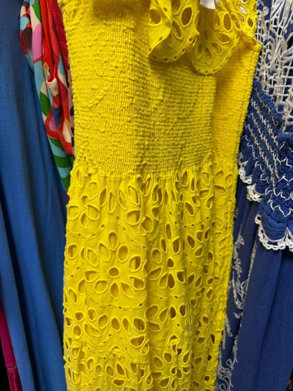 F-9 Figue Phoebe Dress in Sunshine Yellow - Picture 10 of 10